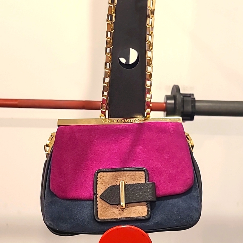 Vince Camuto Double Side Leather Clutch/Purse